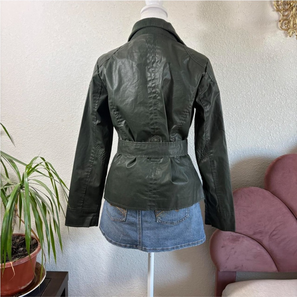 Y2K Miss London Dark Green Utility Jacket - Picture 5 of 8